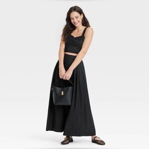 a new day Black Maxi Skirt
